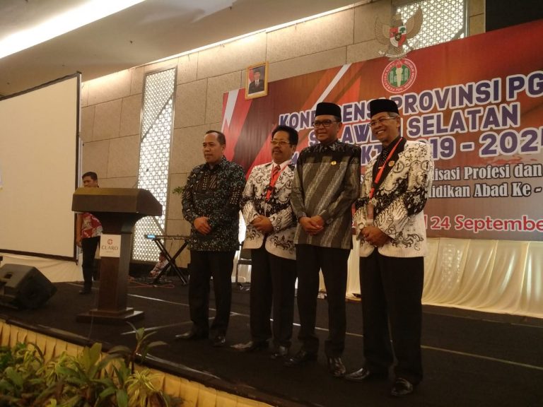 Gubernur Sul-sel Sambung Rasa Dengan Ketua PGRI, Jaga Netralitas Di Musim Pilkada