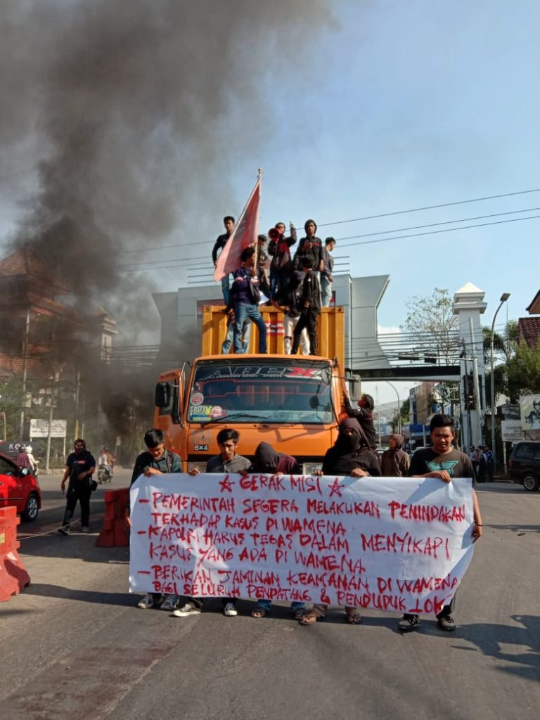 Gerakan Rakyat Dan Mahasiswa Indonesia (Gerak Misi) Himbau Pemerintah Beri Jaminan Keamanan Bagi Warga Korban Wamena