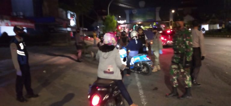 LMP Gowa Turut Mewarnai Pengamanan PSBB Gabungan TNI, POLRI dan Satpol PP di Perbatasan Gowa-Makassar